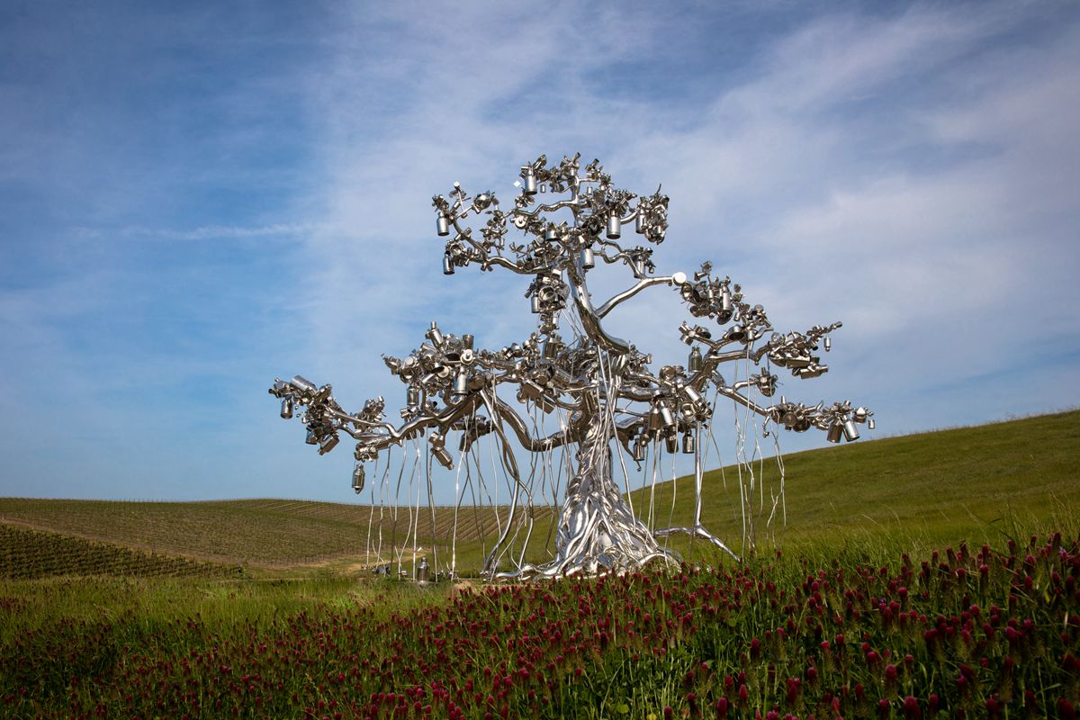 stainless steel tree sculpture (7)