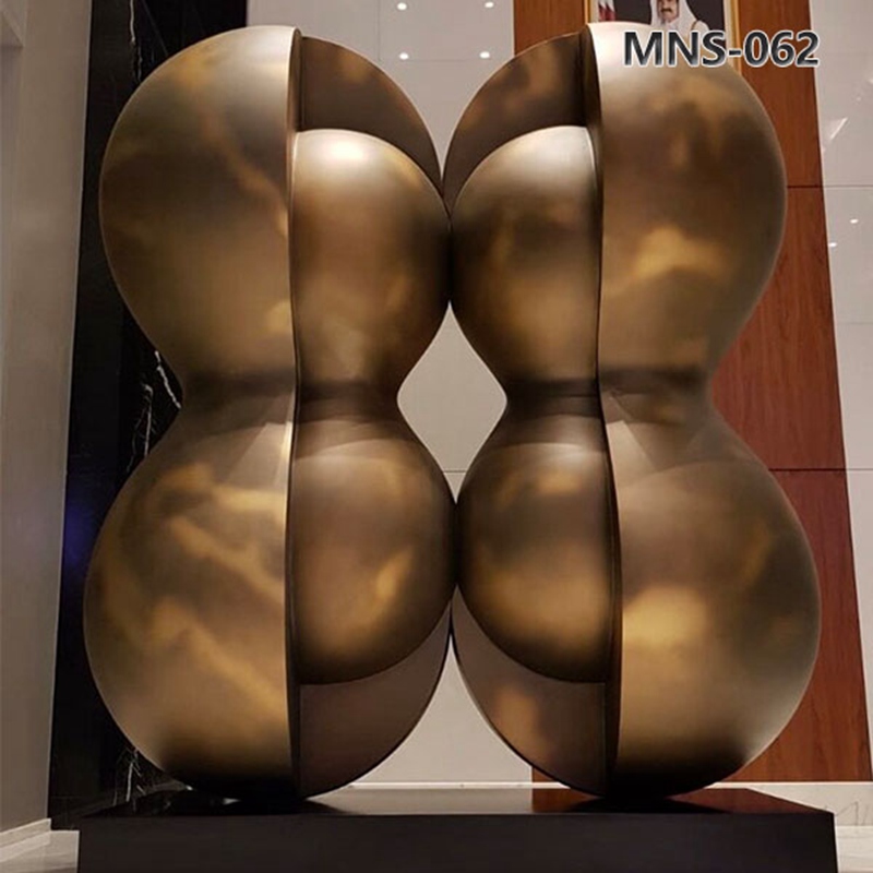 Large Stainless Steel Papillon Cocoon Sculpture MNS-062