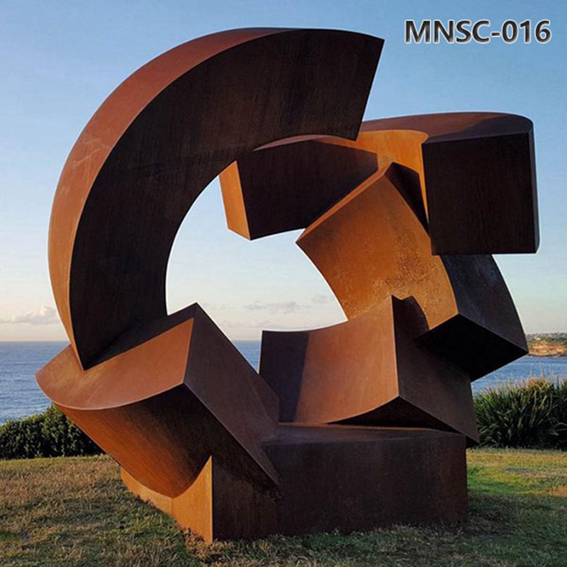 Large Corten Steel Garden Art Sculpture MNSC-016