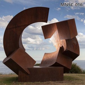 corten steel abstract sculpture (4)