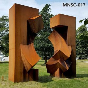 corten steel garden sculpture (3)