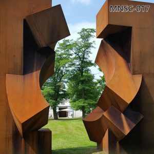 corten steel garden sculpture (4)