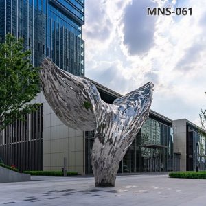 public stainless steel sculpture