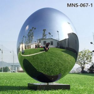 stainless steel eggs sculpture (4)