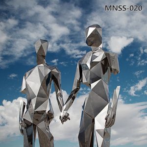 stainless steel figure sculpture (2)