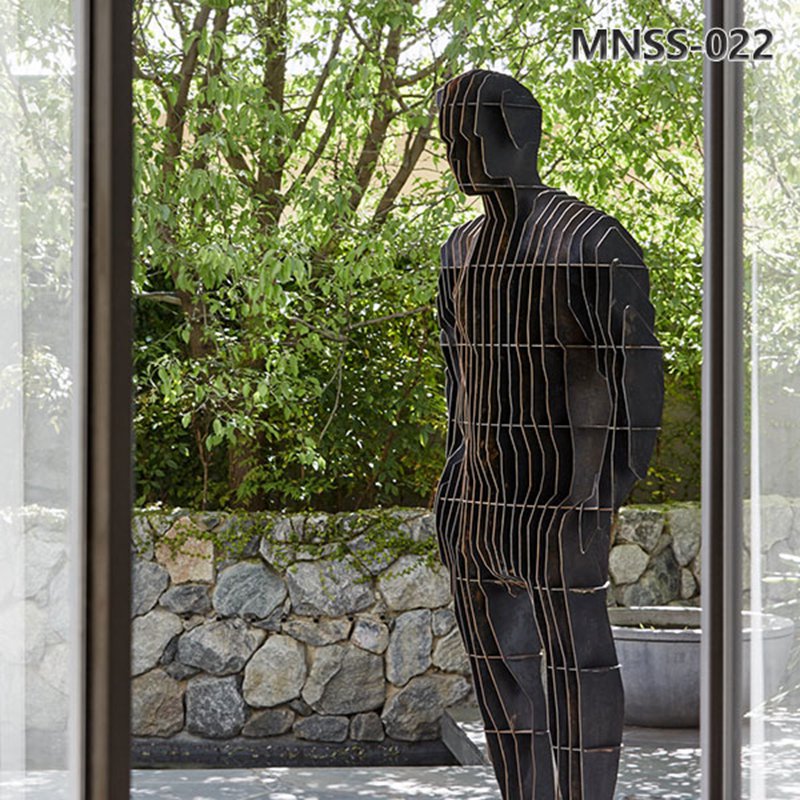 Modern Life Size Metal Figure Sculpture Manufacturer MNSS–022
