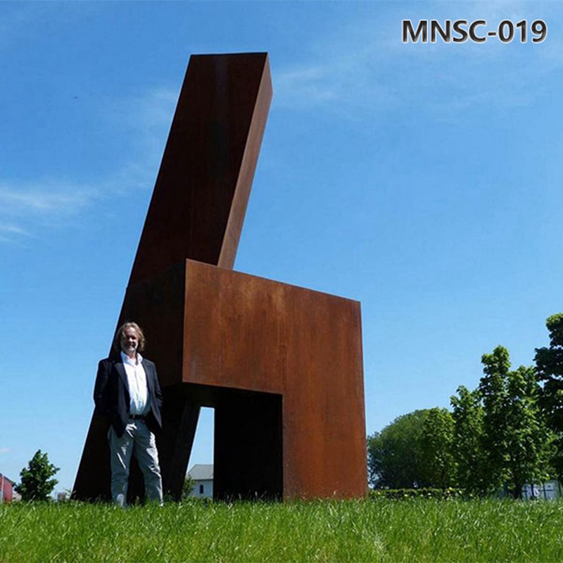 Modern Abstract Corten Steel Garden Sculptures Supplier MNSC-019