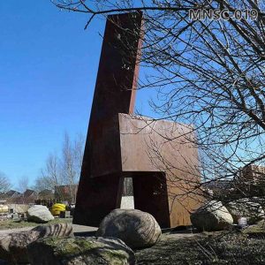 corten steel garden sculpture (2)