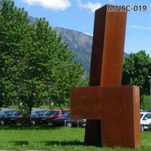 corten steel garden sculpture (3)