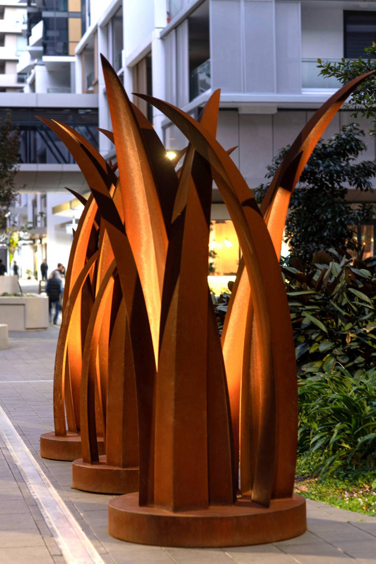 corten steel garden sculpture (8)