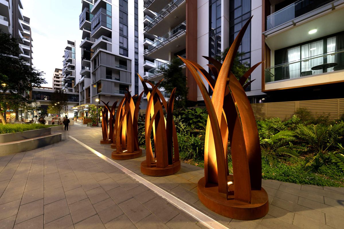 corten steel garden sculpture (9)