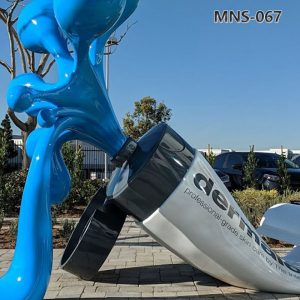 modern stainless steel sculpture (3)