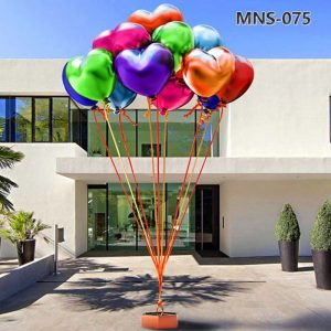 stainless steel balloon sculpture for garden (2)