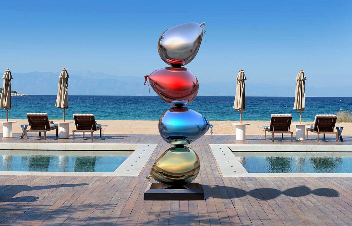 stainless steel balloon sculpture for sale (3)
