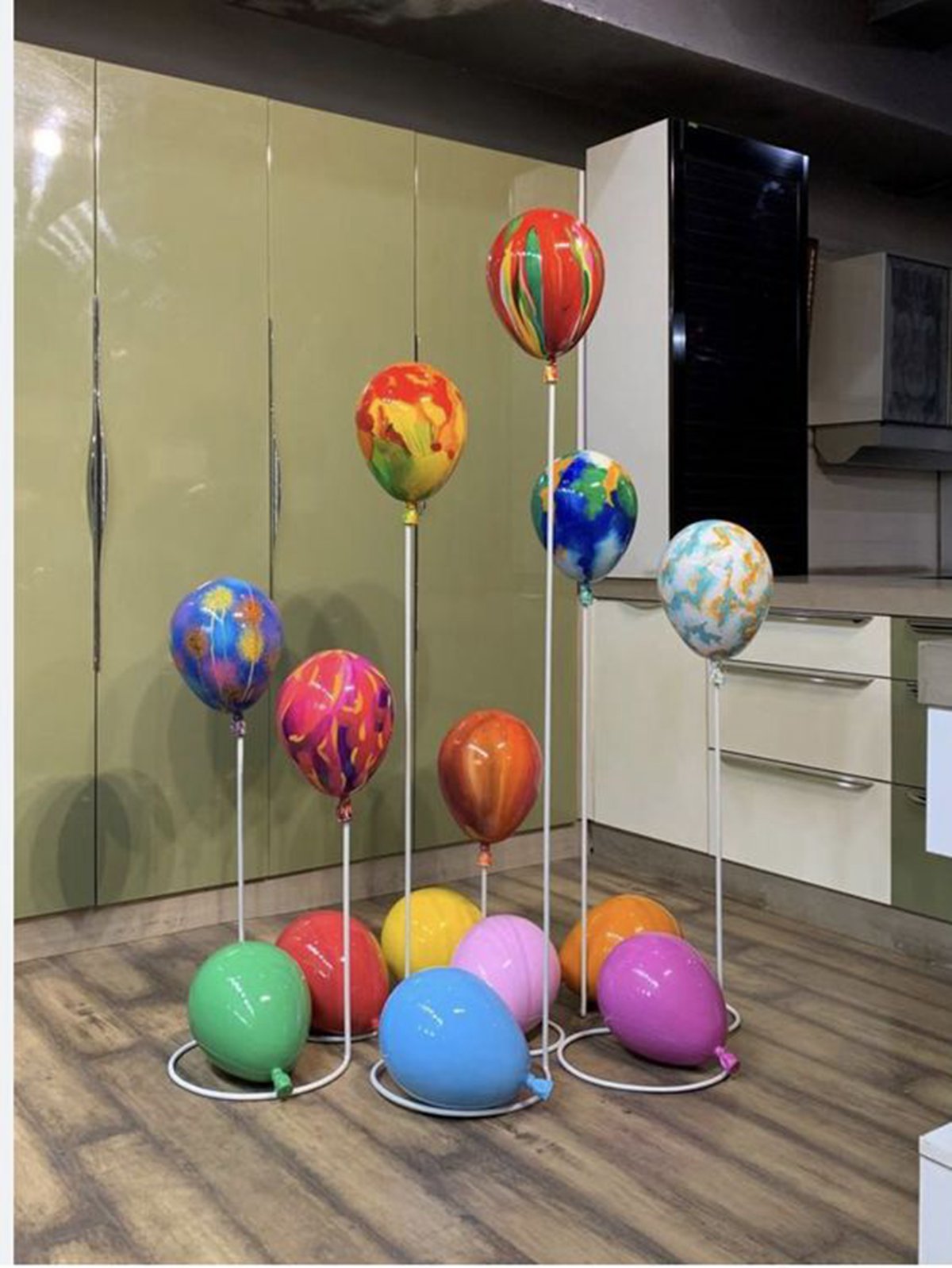 stainless steel balloon sculpture for sale (8)