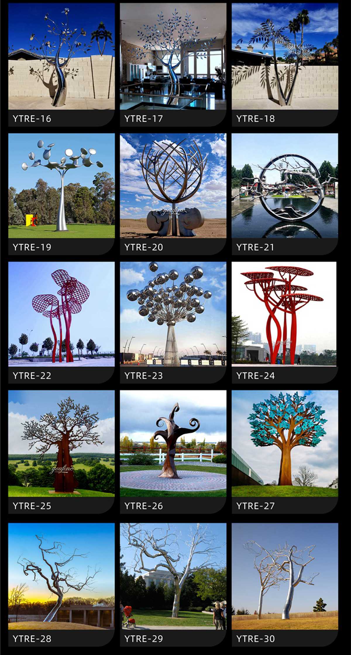 stainless steel tree sculpture (8)