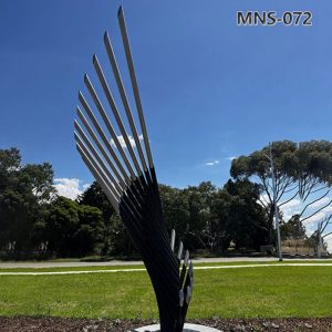 stainless steel wing sculpture (3)