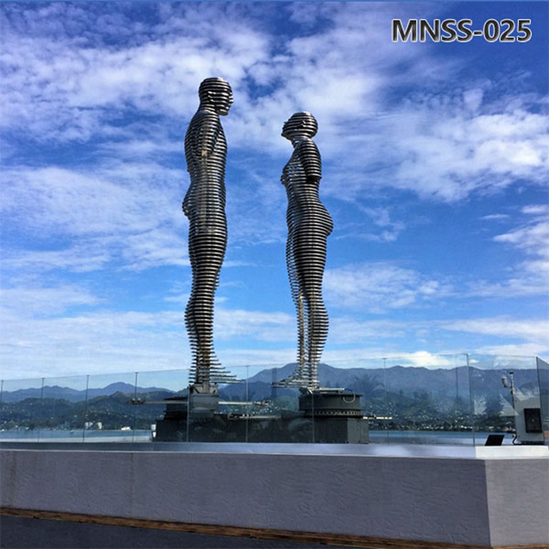 Stainless Steel Abstract Human Figure Sculpture MNSS–025