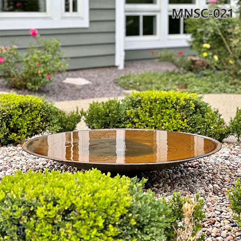 Antique Custom Garden Corten Bowl for Sale MNSC-021