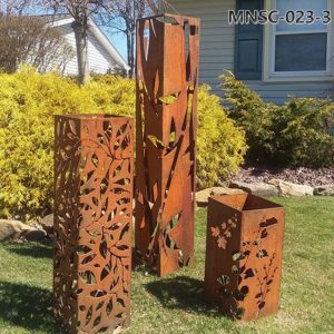 corten steel garden sculpture (3)