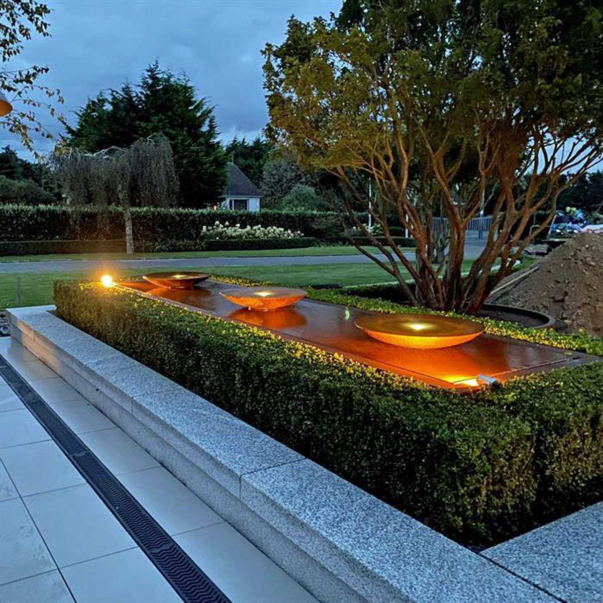 corten steel water fountain (1)