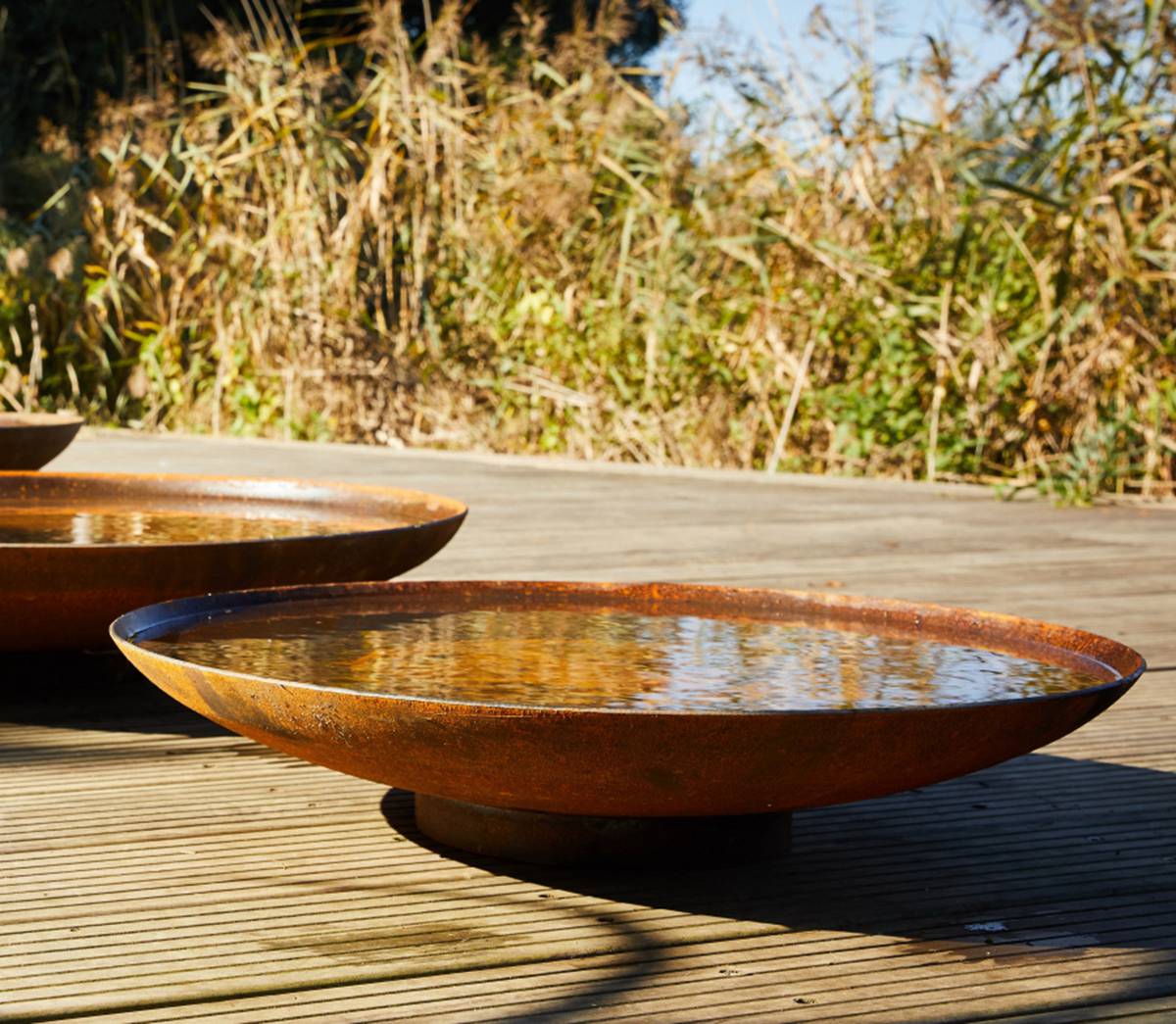 corten steel water fountain (2)