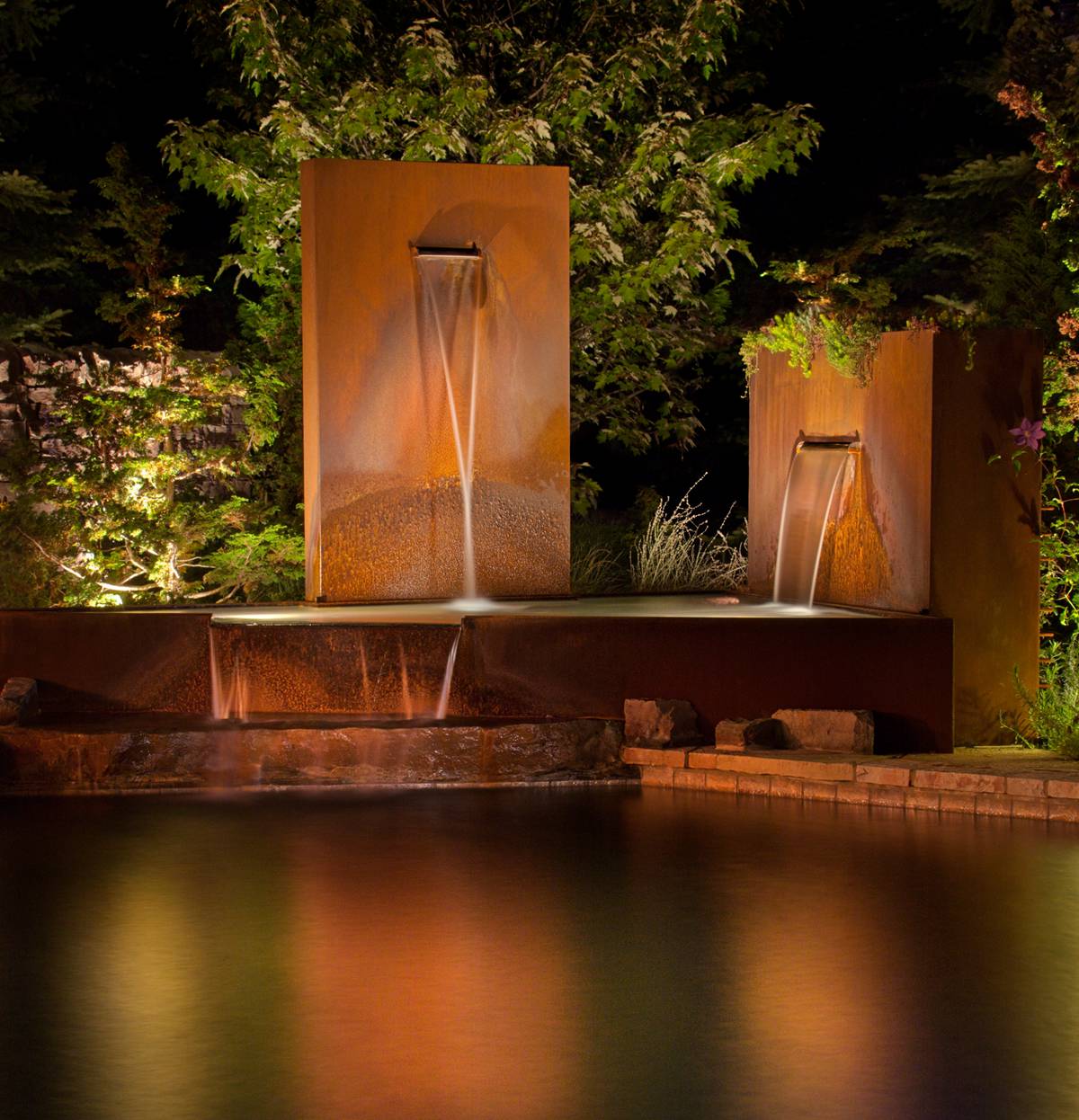 corten steel water fountain (3)