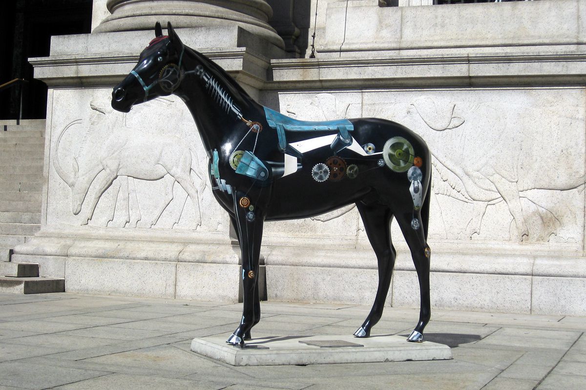 fiberglass horse sculpture (4)