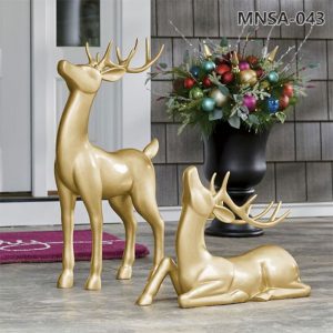 gold deer statue (2)