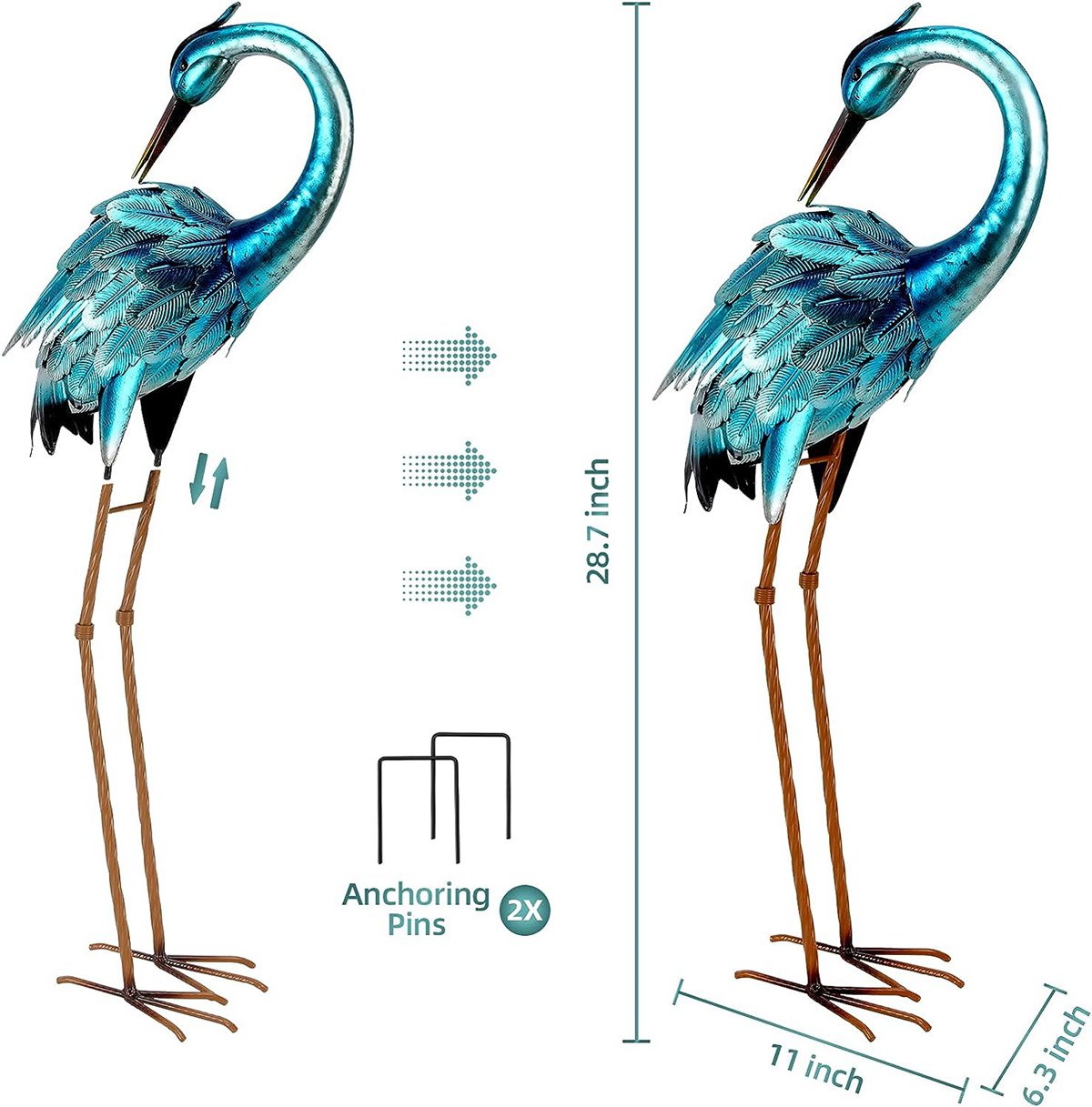 metal garden crane sculpture (1)