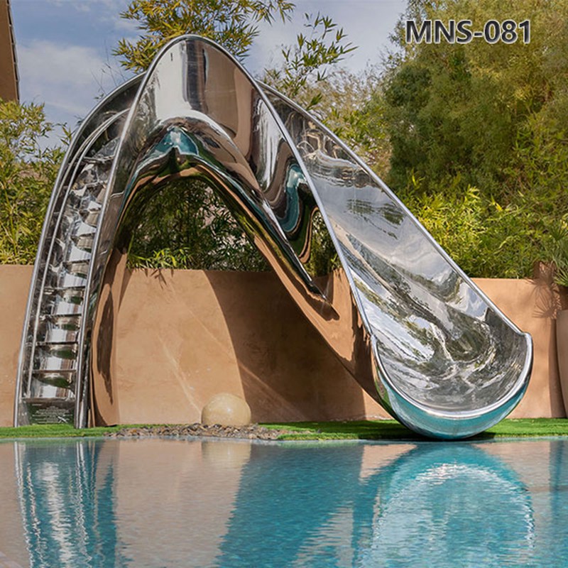 Water Slide Contemporary Outdoor Sculptures for Sale MNS-081