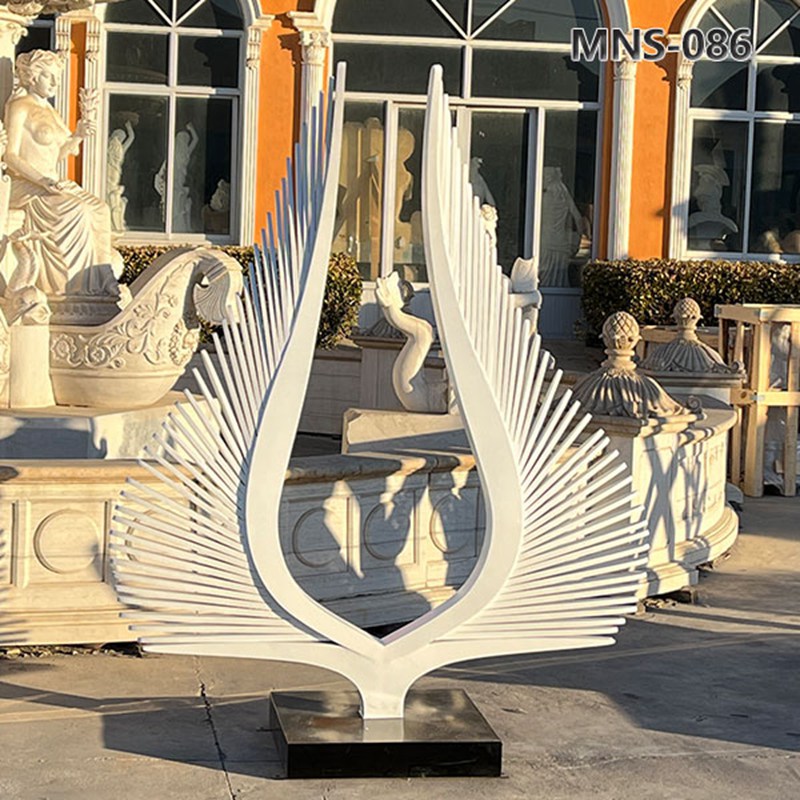 White Wing Large Contemporary Sculpture for Sale MNS – 086
