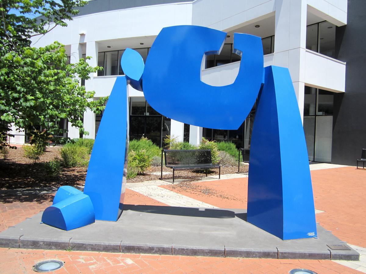 large metal sculpture