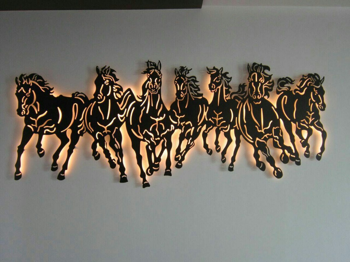 metal horse wall art sculpture (4)