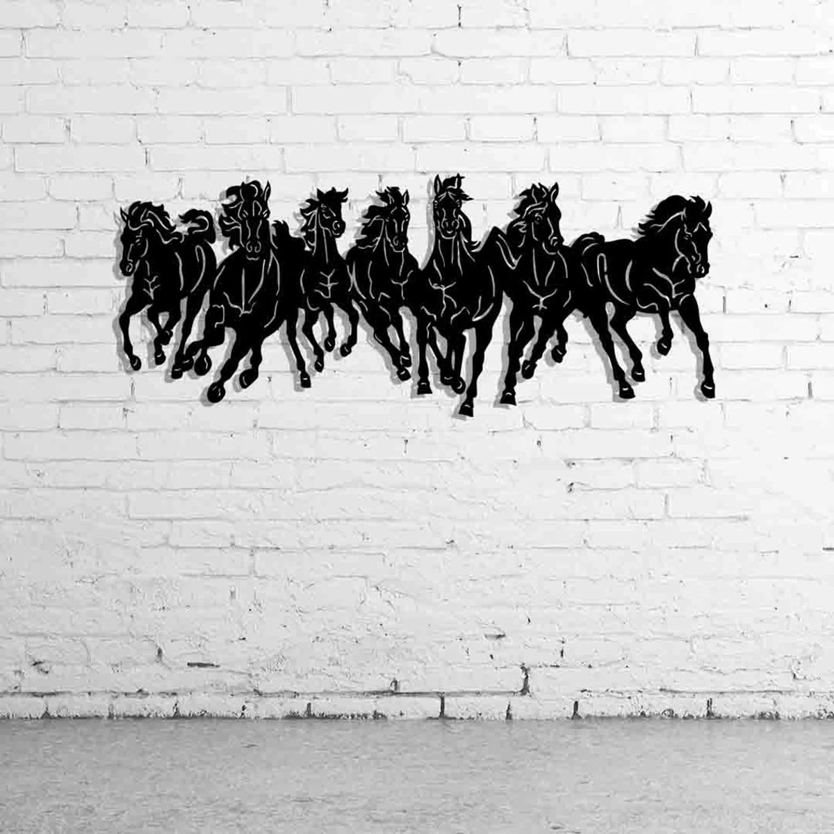 metal horse wall art sculpture (8)
