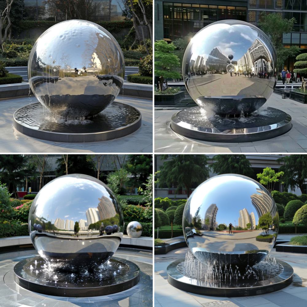 stainless steel ball water fountain (1)