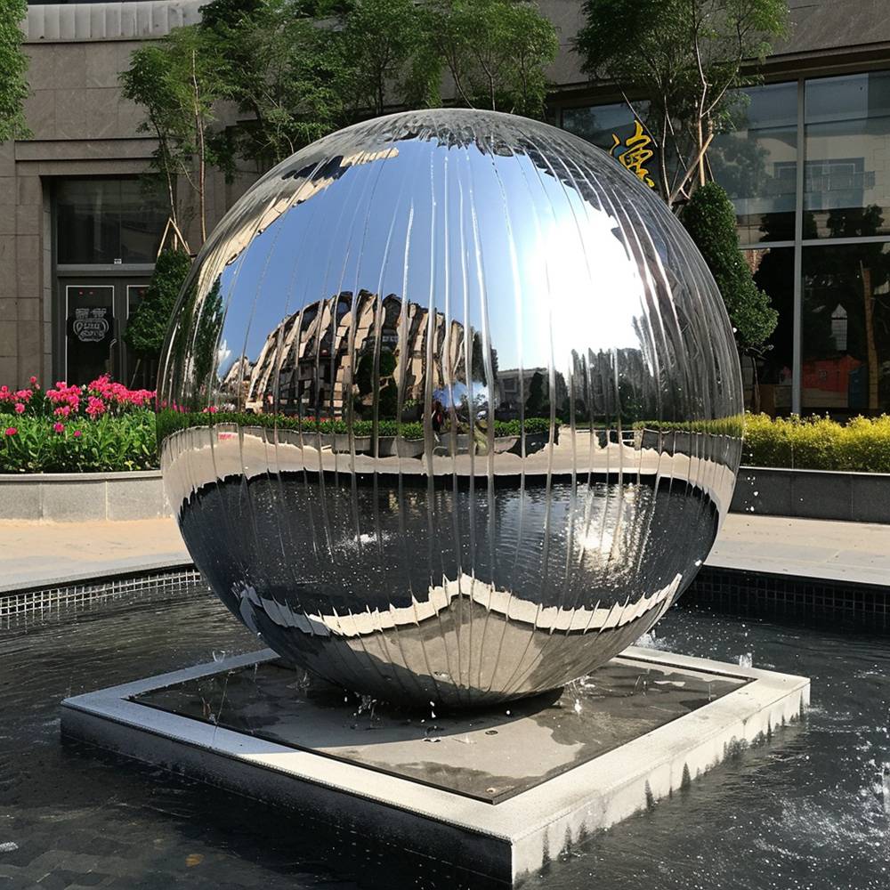 stainless steel ball water fountain (3)