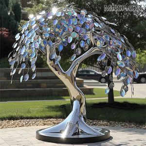 stainless steel tree sculpture (2)