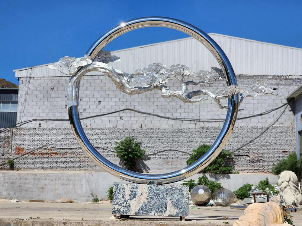 Stainless Steel Garden Sculpture (2)