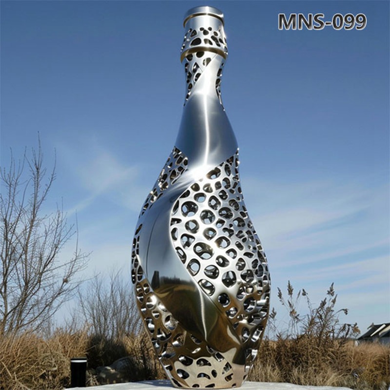 Large Metal Hollow Contemporary Garden Decor Supplier MNS-099