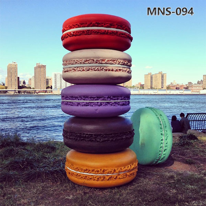 Stainless Steel Macaron Outdoor Metal Art for Sale