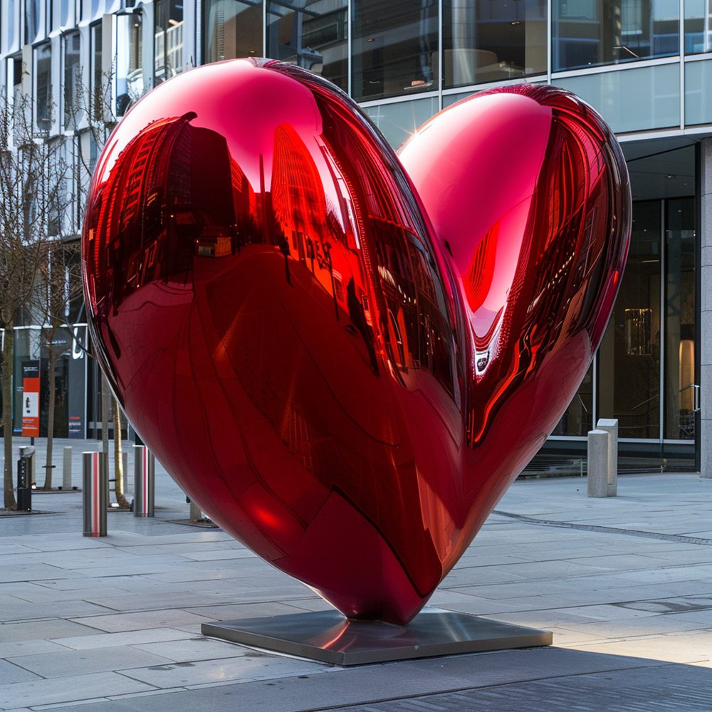 red heart sculpture (1)