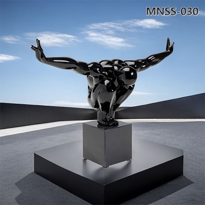 Custom Modern Stainless Steel Swimmer Sculpture Supplier MNSS–030