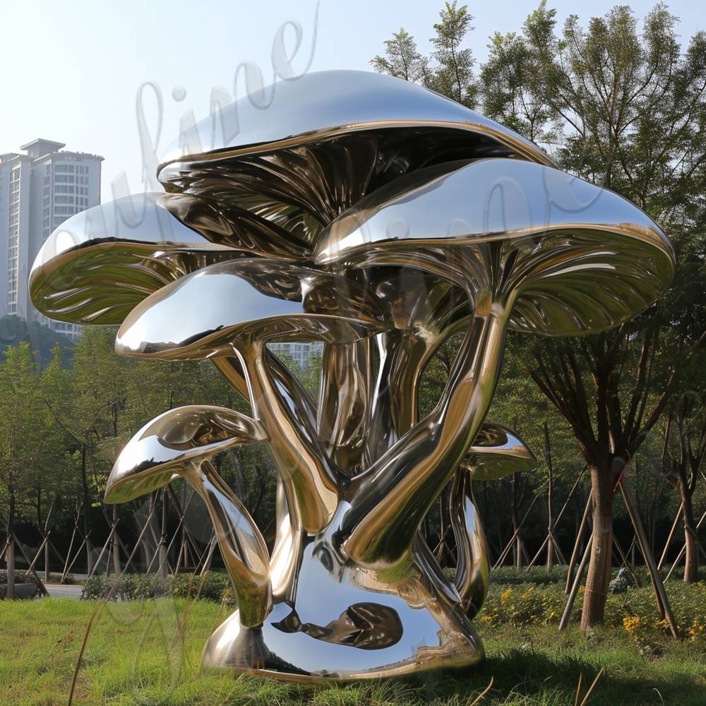 Mushroom Sculpture for Garden (2)
