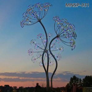Stainless Steel Dandelion Sculpture for Outdoor (1)