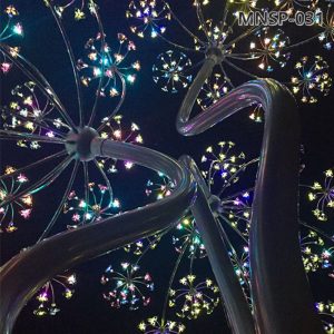 Stainless Steel Dandelion Sculpture for Outdoor (3)