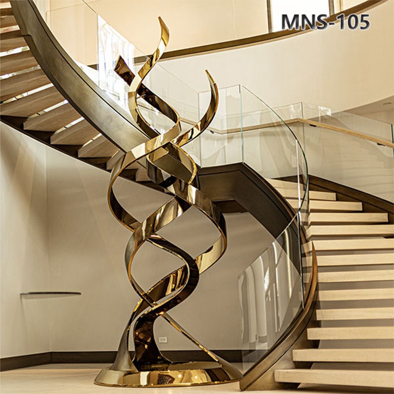 Modern Stainless Steel Contemporary Art Sculptures Decor