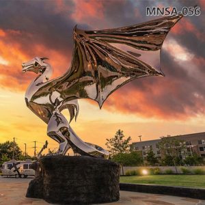 metal dragon statue (2)