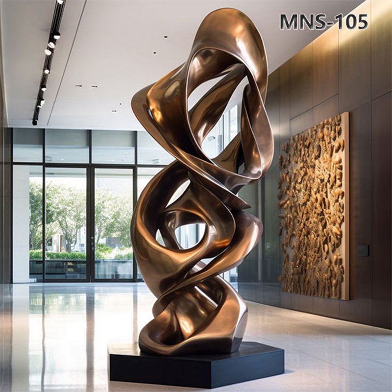 Modern Abstract Garden Sculptures Metal Manufacturer MNS-105