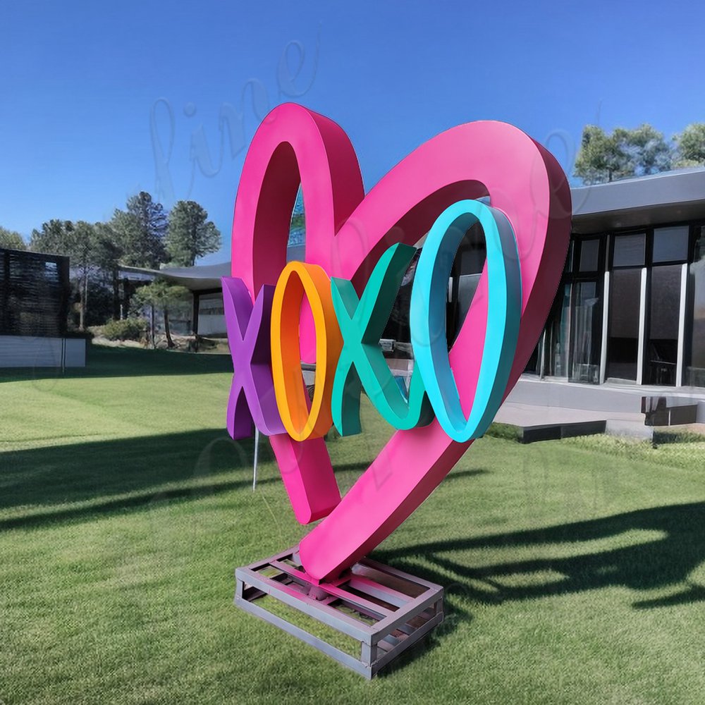 metal heart sculpture for sale (1)
